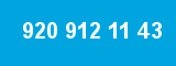 920 912 11 43 920 912 11 43